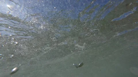 Under the wave Stock Footage 252956451