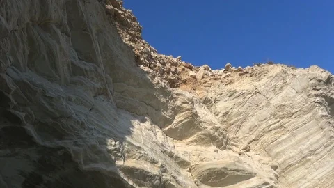 Under a white cliff Stock Footage 127243118