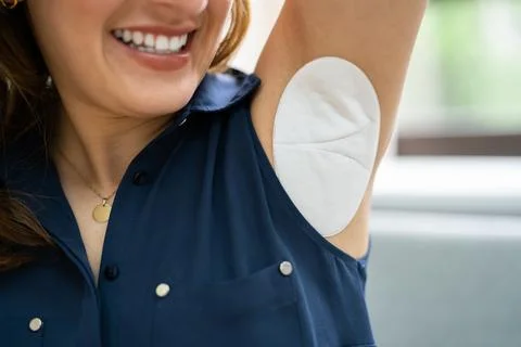 Underarm Sweat Patch Or Pad To Prevent Odor Fotos de archivo