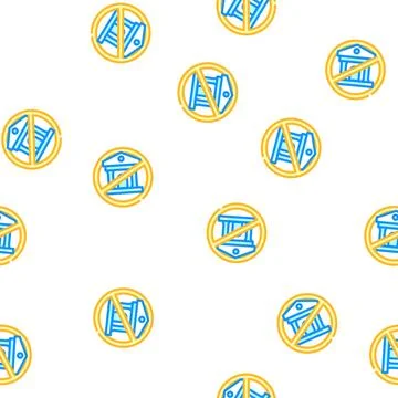 Underbanked finance vector seamless pattern Stock Illustration