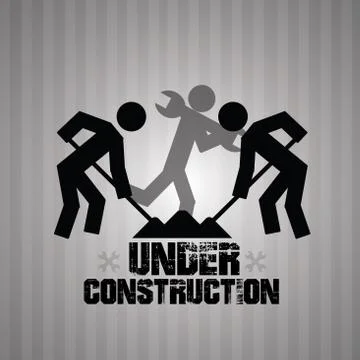 Underconstruction design Stock Illustration