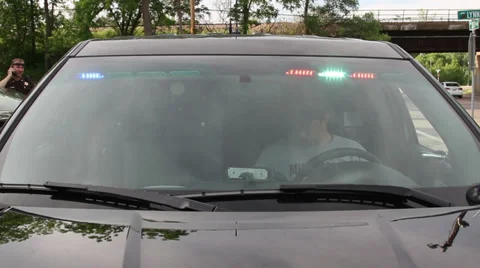 Undercover Lightbar Stock-Footage 39477250