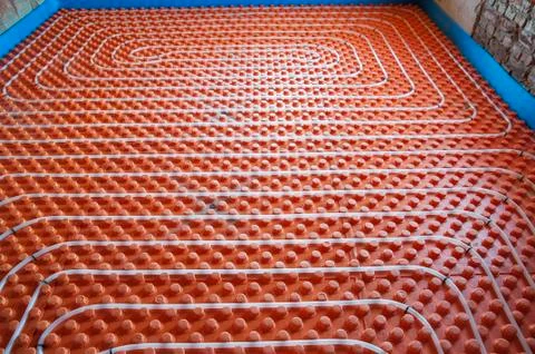 Underfloor heating Stock Photos