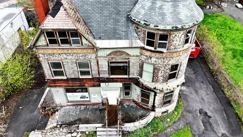 Undergoing Renovation - Syracuse, NY Stock-Fotos