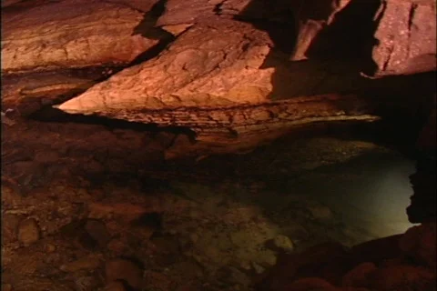Undergound Spring Cave Video stock 628248