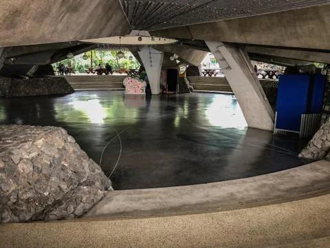 Underground building with space background Stock Photos
