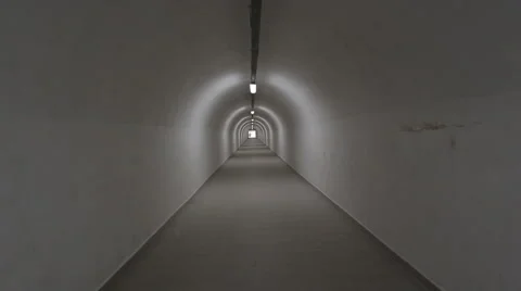 Underground bunker from cold war Vídeos de archivo 49831781