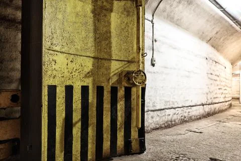 Underground bunker from cold war Stock Photos