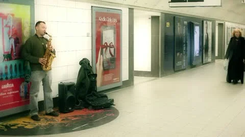 Underground Busker 2 Video stock 11130025