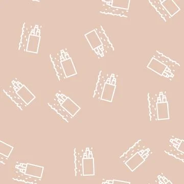 Underground cable line vector seamless pattern Stock Illustration