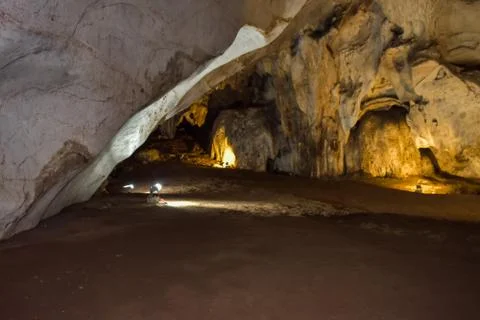 Underground cave Stock Photos