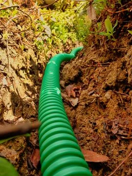 Underground Conduit. Stock Photos