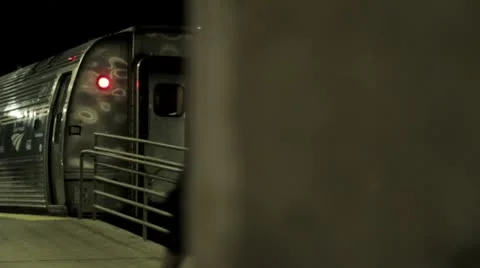 Underground DC Train Station 02 Video stock 10569137