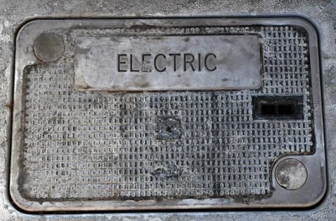 Underground electrical box Stock Photos