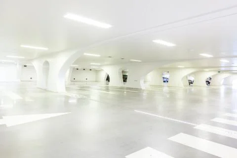 Underground garage Stock Photos