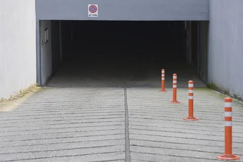 Underground garage Stock Photos
