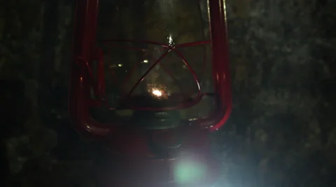 UNDERGROUND HORROR 4 LANTERN LIGHT Stock Footage 39496259
