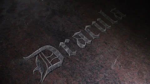 UNDERGROUND HORROR 6 DRACULA STONE LIGHT VARIOUS SPEED Stock Footage 39503865