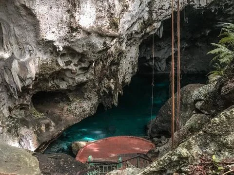Underground lakes Stock Photos