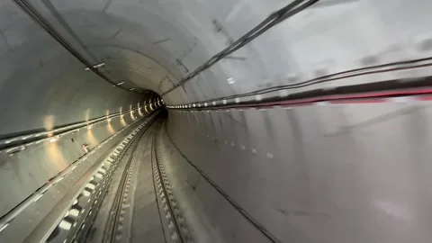 Underground-Metro Video stock 235735919