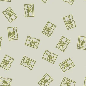 Underground mining line vector seamless pattern Stock Illustration