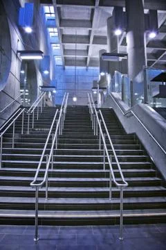 Underground modern staircase 写真素材