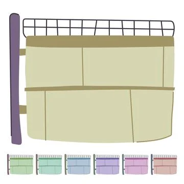 Underground oil tank storage vector cartoon graphic Stock Illustration