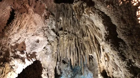 The underground palace - Uhlovitsa cave Video stock 323740157