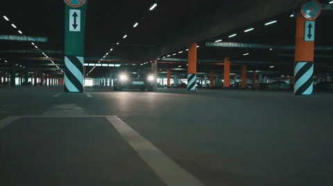 Underground parking Stock-Footage 53613474