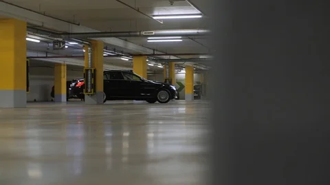 Underground Parking Stock Footage 108339106