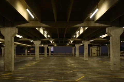 Underground Parking Garage Stock Photos