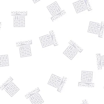 Underground parking glyph vector seamless pattern イラスト素材