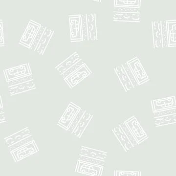 Underground parking line seamless pattern Illustrazione stock
