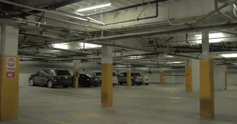 Underground Parking Lot 2 Stock Footage 40734498