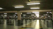Underground parking lot Stock Footage