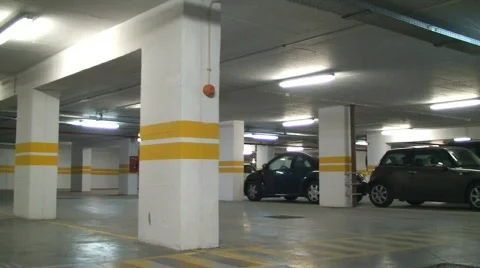 Underground parking lot Video stock 137107