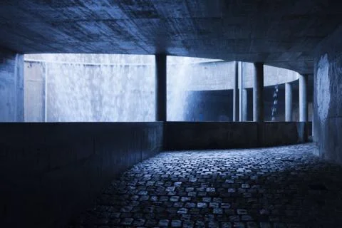 Underground passageway Stock Photos