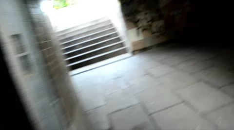 Underground peasant path for vjs Stock Footage 12639380