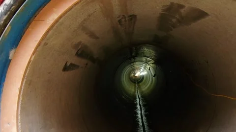 Underground Pipe Line Heavy Machine Work at British Village Site 库存影片 251699013