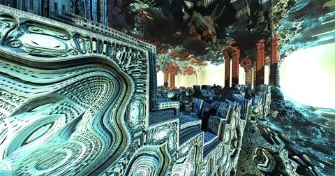 Underground portico Stock Illustration