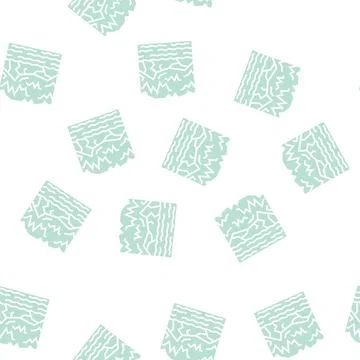 Underground river glyph seamless pattern Stock Illustration