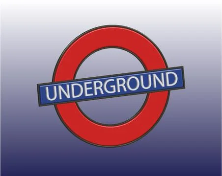 Underground sign Stock Illustration