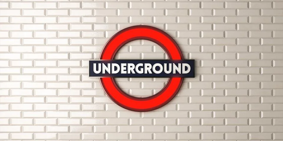 Underground sign Stock Illustration