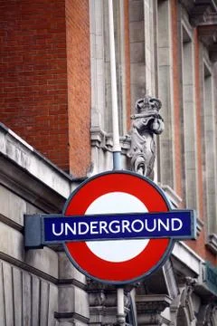 Underground sign Stock Photos