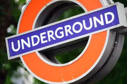 Underground sign Stock Photos