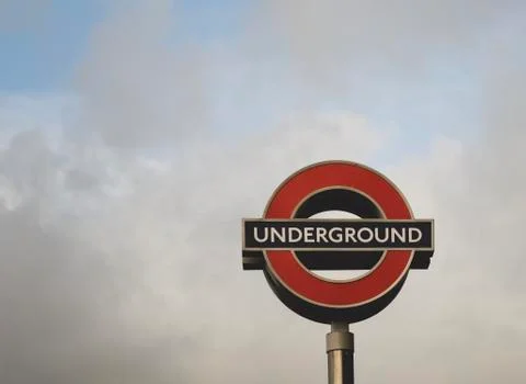 Underground sign Stock Photos