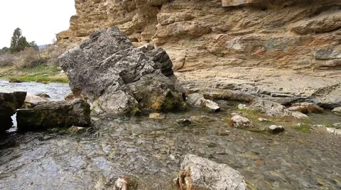 Underground Spring Runoff Stock Footage 49013545