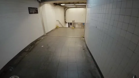 An Underground Staircase in a Modern Urban Setting 動画素材 291509841