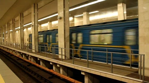 Underground station Stock Footage 735741