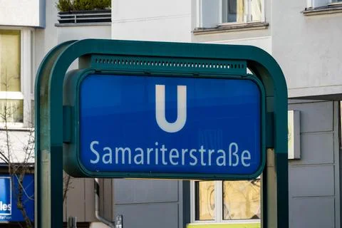 Underground Station Samariterstrasse Stock Photos